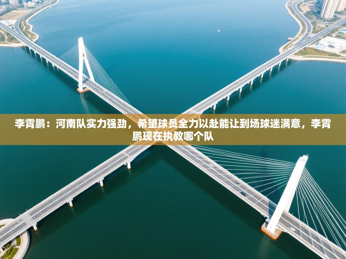 开云体育新人指引-李霄鹏：河南队实力强劲，希望球员全力以赴能让到场球迷满意，李霄鹏现在执教哪个队  第4张